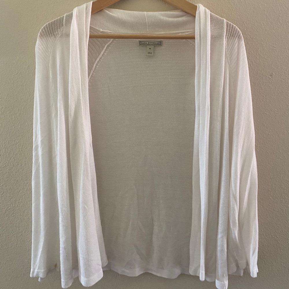 White Dana Buchman Cardigan